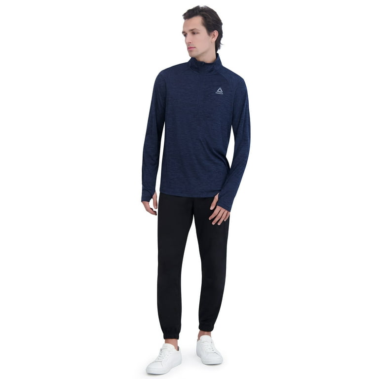 Reebok Men's Trail Quarter-Zip Active Pullover Sweatshirt