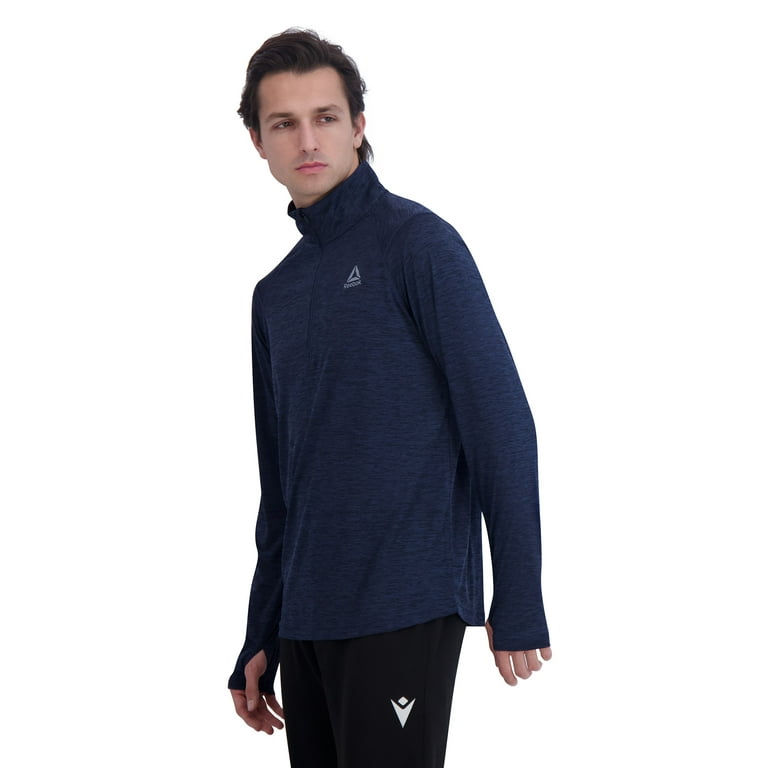 Reebok Men's Trail Quarter-Zip Active Pullover Sweatshirt